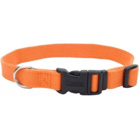 Coastal Pet New Earth Soy Adjustable Dog Collar Pumpkin Orange (Option: 1826"L x 1"W)